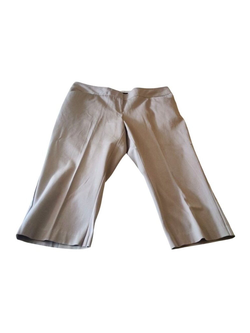 Dana Buchman Beige Flawless Fit Stretch Women's Capri Pants Size 18W NWT